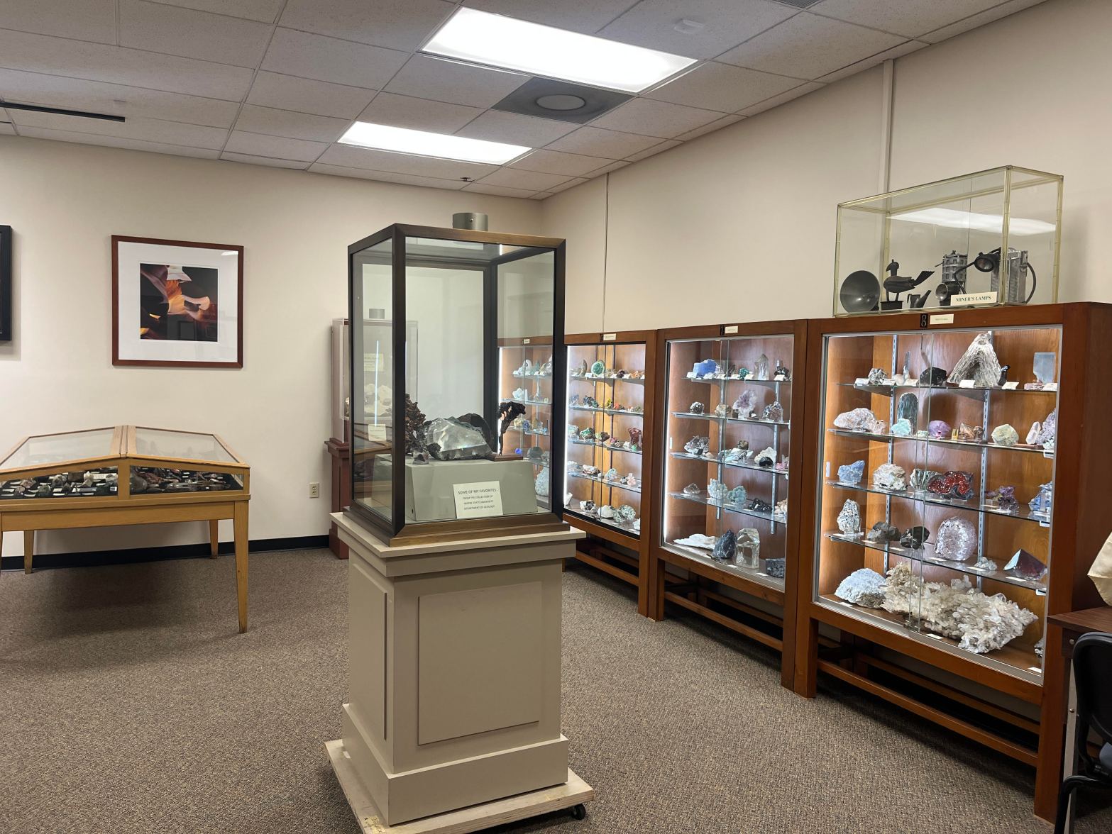 David J. Lowrie Geology Mineral Museum showcases world of stores